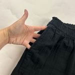 Old Navy  Black Cotton Gauze Wide Leg Lounge Pant XS Photo 2