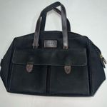 Ralph Lauren Lauren  Purse Tote Shoulder Bag Black Canvas Womens Ladies Photo 0