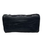 Miss Me  Y2K Black Silver Handbag Shiny Bowler Saddle Lock Key Charms GUC 2000s Photo 4