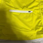 Athleta Intrepid Scrunched Sides Zipper Neon Yellow Workout Shirt; XS Women’s Photo 9