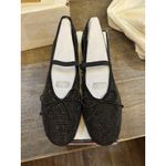 Steve Madden  Delara‎ black mesh rhinestone shoes Mary Jane Ballet Size 11 Photo 1