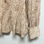 Simply Vera, Vera Wang Simply Vera Vera Wang Womens XL Pleated Split Neck Top Blouse Plus Beige Photo 3