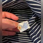 BLUED Ladies Striped Y2K Short Sleeve Polo Shirt Blue Size undefined Photo 2