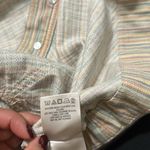 Anthropologie Pilcro & the Letterpress Striped Multicolor Button Skirt Chevron 6 Photo 9