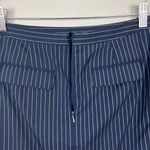 Brooks Brothers Loro Piana Pencil Skirt 4 Petite Navy Stretch Wool Pinstripe 4P Photo 7