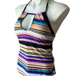 Pink Envelope NWOT,  Multi Color Tankini Top, Sz M Photo 6
