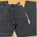 Kendall + Kylie NWT  Eco Black Strappy Stud Dad Jeans Photo 4