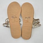 Seychelles By The Shore Sandal Light Gold Strappy Slip on Summer Size 8 Photo 6