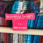 Sunny Leigh  Women's Multicolor Striped Top Size PXL Bohemian Photo 4