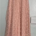 My Michelle  Pink Sweetheart Lace Gown – Size 5 Photo 10