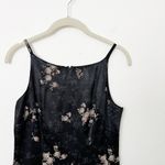 All that jazz [Vintage]  90s Y2K Floral Satin High Neck Halter Blouse Sz Small S Photo 2