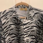 Chico's Wrangler Women’s Zebra Shimmer Black & Gray Long Sleeve XL Blouse.         2480 Photo 2