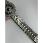 Vintage Boho Western Elastic Waist Belt | Silver Tone Buckle, Black Stretch, 40" Photo 3