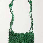 Paco Rabanne 1969 Nano chainmail shoulder bag Dark Green Photo 2