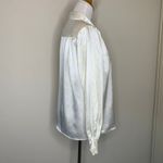 J.H. Collectibles Satin Polka Dot Blouse White Yellow Sz 6 Photo 3