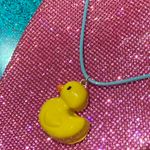 Boutique Rubber Duck Necklace Adult Baby Shower Gag Gift Pregnancy Gender Reveal Kawaii Photo 4