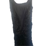 EXPRESS NWOT  Black Lace Shimmer Ruched Party Dress Photo 5