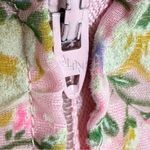 VINTAGE Pink Swiss Dots Floral Prairie Dress Size undefined Photo 9