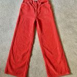 BDG  High Rise Bright Orange Wide-Leg Jeans Photo 0