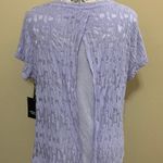 Vera Wang Simply Purple Jacquard Top Photo 6