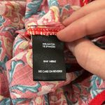 Torrid  Red Rayon Slub Tie-Front Top with oriental floral print size 2X Photo 11