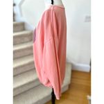 Wildfox  Peach Pink Oversize Heart Front Long Sleeve Sweatshirt Photo 1