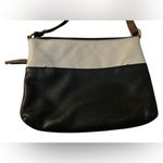 Fossil ‎ Women's Black & White TwoTone Leather Crossbody Bag Medium Photo 13
