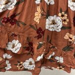 Saltwater Luxe  Floral Fall Print Mini Dress S Photo 3