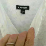 EXPRESS Lace V-Neck Midi Dress Size Small Photo 5