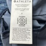 Athleta Avenue Printed Wide Leg Crop Pant Allure Navy Blue Womens SZ 8 Athletic Photo 5