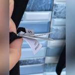 Enza Costa Stretch Silk Rib Long Sleeve Turtleneck Mini Dress small Black Photo 8