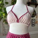 Candie's Swim Skirt/Top Bikini Set Cheetah Polka Dot Y2K Retro Womens Small Photo 1