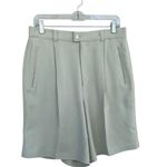 Tommy Bahama 100% Silk High Waisted Long Shorts Size Photo 2