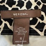 Merona Women's Brown Giraffe Print A-Line‎ Knee Length Skirt Sz 10 Autumn Breathable Photo 2