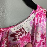 Violet+Claire Women's Bright Pink Boho Printed Tank Top - Size Small - Bold Photo 3