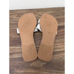 Diane Von Furstenberg  DVF Silver Gray Suede Slide Sandals Women's Size 7.5 Photo 3