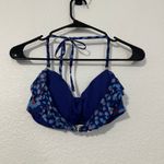 Kate Spade  Blue Floral Bikini Top Photo 1