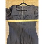 Kobi Halperin Mindy Cross Front Half Sleeve Wide Leg Black Jumpsuit Size Small Photo 13