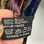 JL Silk blend crushed velvet burnout velour scarf Photo 5