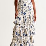 Abercrombie & Fitch Abercrombie Drama Ruffle Tiered Maxi Dress Size Large Petite Photo 0