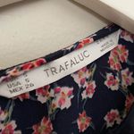 ZARA Trafaluc Romper Floral Print Sleeveless Pockets Open Back Classic Trendy Photo 2
