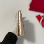 NWOT Authentic Carolina Herrera Gold Genuine Leather Quilted Wallet Silver Photo 6