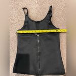 Sweat Zip Shapewear Vest Waist Trainer Tummy Control Body Shaper Black Size M Photo 4