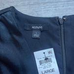 Alfani (NWT) Satin Long Sleeves V-neck Dress Size L Photo 1