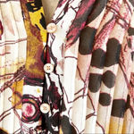 Calvin Klein  Muted Earth Tones‎ Popover Tunic Sheer Size Medium Photo 4