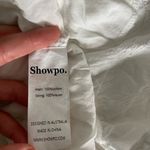 Showpo White Eyelet Lace Mini Dress Square Neck Floral Coastal Bridal Size 12 Photo 10