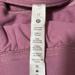 Lululemon  Inner Glow High-Rise Short 3" Velvet Dust Mauve Pink Size 12 READ Photo 8