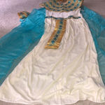 Halloween cleopatra costume Women’s Medium 8-10 5 Pc. New Photo 5