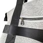 Aimee Kestenberg Capri Tote Bag Large Gray Black Neoprene Travel Shoulder Zip Photo 11