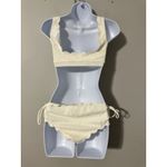Marysia Palm Springs Top Sz S & Spring Tie Bottom Sz M Bikini Set Coconut NWOT White Size M Photo 3